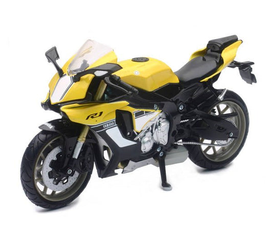NEWRAY TOYS NEWRAY TOYS - 1/12 Yamaha YZF - R1 Street Bike - Yellow - fits 1:12 scale models 57803B - Moto - House MX