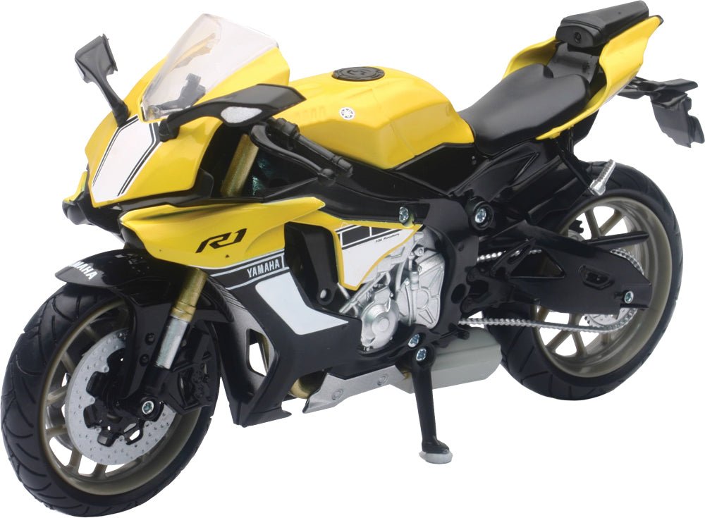 NEWRAY TOYS NEWRAY TOYS - 1/12 Yamaha YZF - R1 Street Bike - Yellow - fits 1:12 scale models 57803B - Moto - House MX