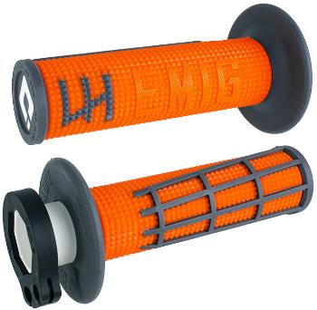 ODI EMIG 2.0 - V2 LOCK - ON GRIP - H36E2OH - ORANGE/GRAPHITE - Moto - House MX