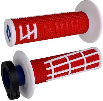 ODI EMIG 2.0 - V2 LOCK - ON GRIP - H36E2RW - RED/WHITE - Moto - House MX