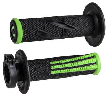 ODI Emig Pro V2 Lock - On Grips Black/Green - H36EPBN - Moto - House MX