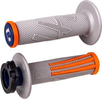 ODI Emig Pro V2 Lock - On Grips Grey/Orange - H36EPGO - Moto - House MX