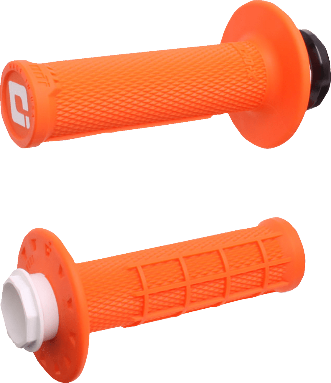 ODI Micro - X Half - Waffle v2 Lock - On Grips Orange/Black H36MXO Youth MX - Moto - House MX