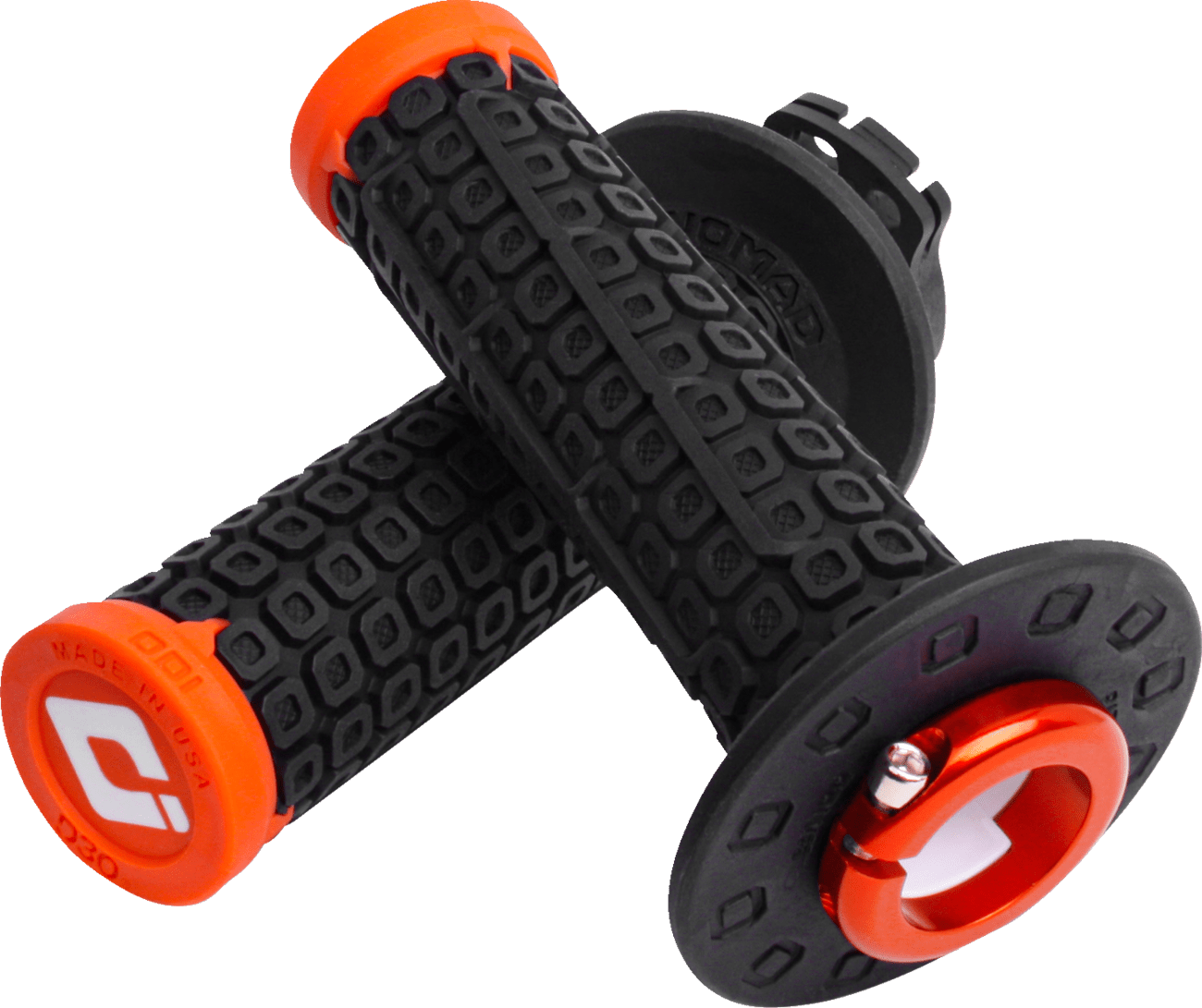 ODI Nomad Lock - On Grips - Off - Road - Black/Orange H36NDBO - Moto - House MX