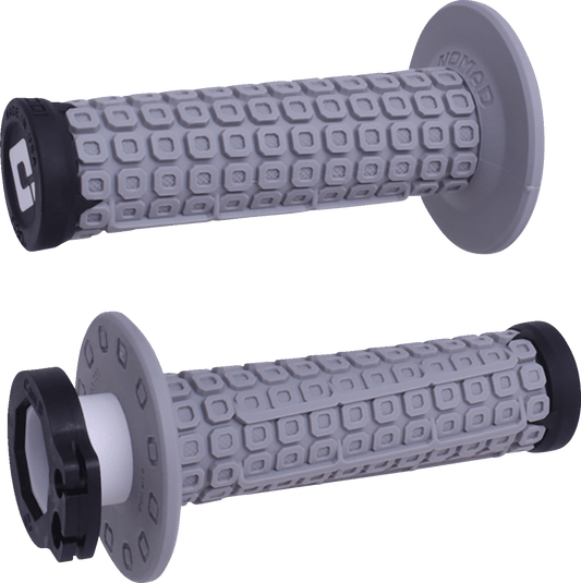 ODI Nomad Lock - On Grips - Off - Road - Gray/Black H36NDGB - 31.5mm Fits Most Dirt Bikes - Moto - House MX