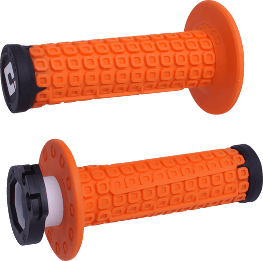 ODI Nomad Lock - On Grips - Off - Road - Orange/Black H36NDOB - Fits Select Dirt Bikes - Moto - House MX