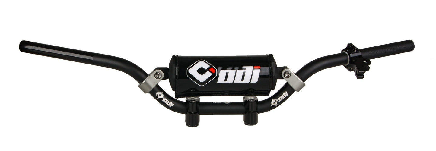 ODI PeeWee Podium Handlebar Kit H724MX - KIT Yamaha PW50 Black Alloy Adjustable - Moto - House MX