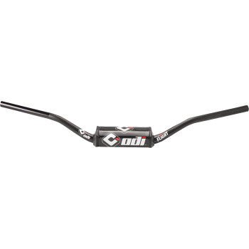 ODI Podium Flight MX Handlebar H602CFH McGrath Bend in Gloss Graphite Gray. Black - Moto - House MX
