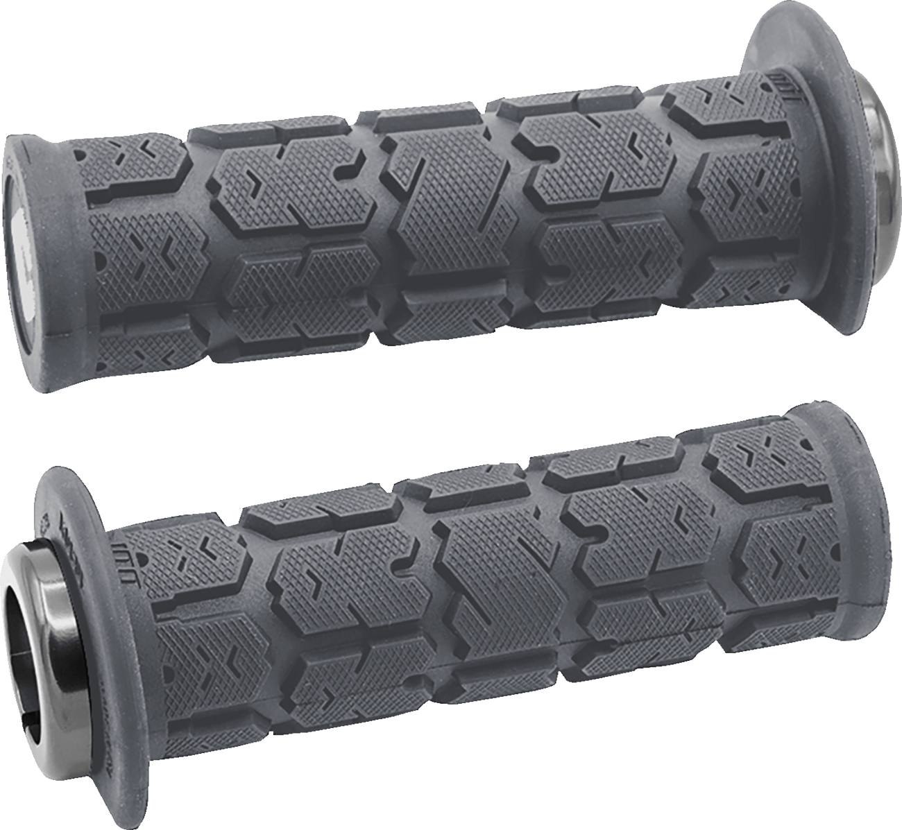 ODI Rogue 2.1 Lock - On Grips for ATV and PWC - Graphite/Silver J33RGH - S - Moto - House MX