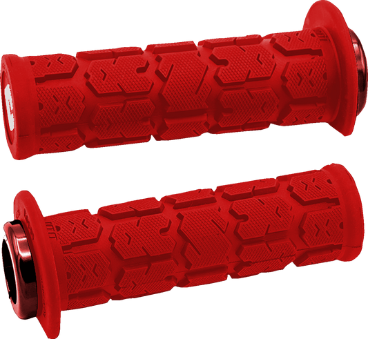 ODI Rogue 2.1 Lock - On Grips for ATV and PWC - Red/Red (Part Number: J33RGDR - R) - Moto - House MX