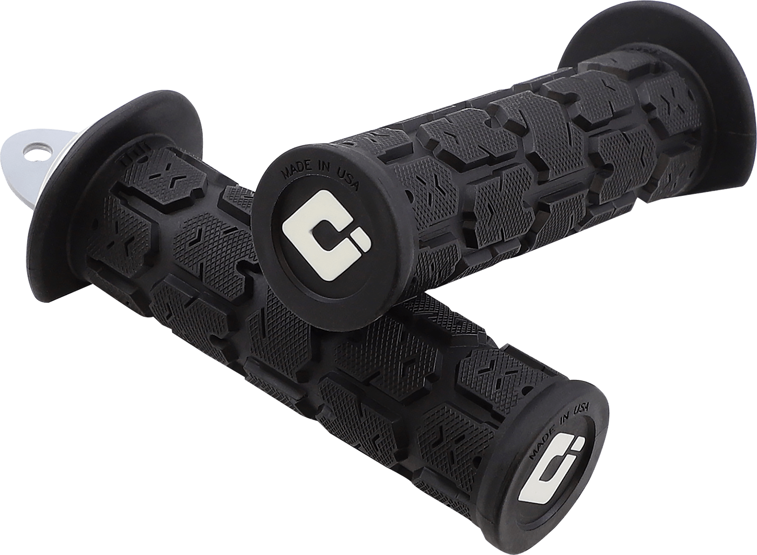 ODI Rogue ATV/PWC Grips Black/Silver J33RGB - S by ODI - Moto - House MX