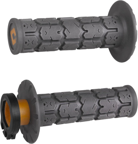 ODI H36RGH V2 Rogue Lock-On Grips in Graphite with V2 Snap-On Throttle Cams.- Moto - House MX