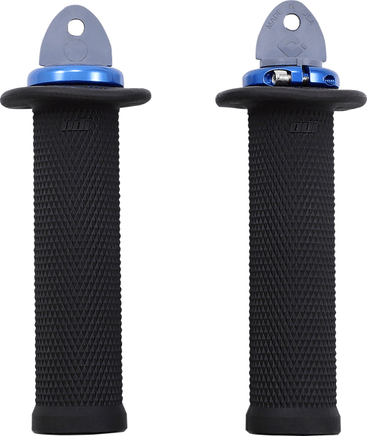 ODI Ruffian ATV/PWC Grips - Black/Blue J33RFB - U by ODI - Moto - House MX