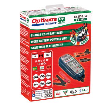 OptiMate Lithium LFP 4S 0.8A Battery Charger - Lithium - TM471 - Moto - House MX