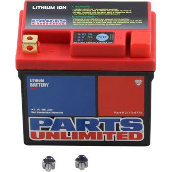 Parts Unlimited - Lithium Ion Battery - 2113 - 0775 - 2008 - 2023 Kawasaki KXL140 - Moto - House MX