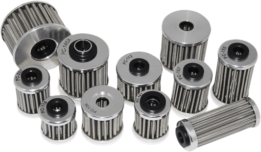 PC RACING Flo? Stainless Steel Oil Filter PC116 for Honda, Husqvarna, Polaris - Moto - House MX