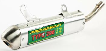 Pro Circuit Type 296 Spark Arrestor Silencer - SY02125-296 - 2001-2022 Yamaha YZ125, or YZ125X