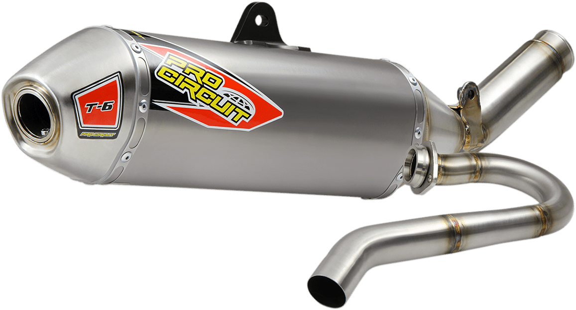 Pro Circuit 0111945GX T - 6 Titanium Exhaust System 2019 - 2022 Honda CRF450X - Moto - House MX
