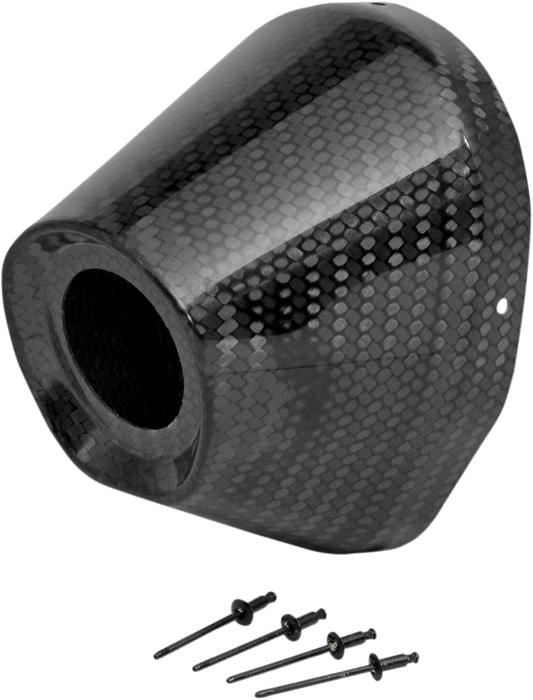 PRO CIRCUIT End Cap - Carbon Fiber - Ti - 5/Ti - 6 PC4022 - 0003 - Moto - House MX