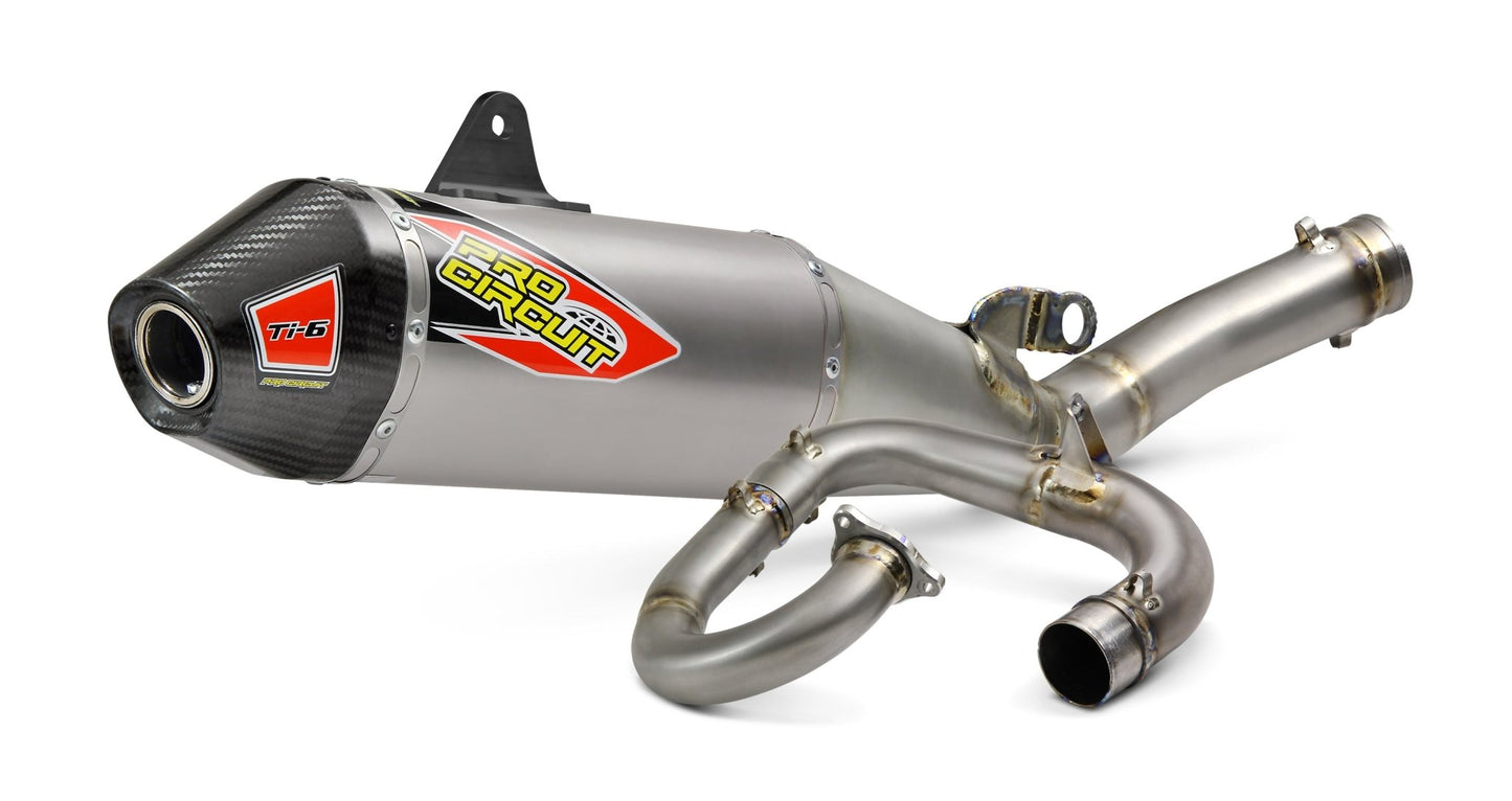 PRO CIRCUIT P/C Ti 6 Exhaust System for Yamaha YZ450F and YZ450FX (2018 - 2023) - Moto - House MX