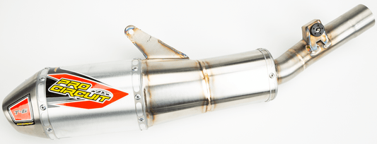 Pro Circuit T - 6 Stainless Slip - On Exhaust - 0112225A - Honda 2022 - 2024 CRF250R, and CRF250RX - Moto - House MX