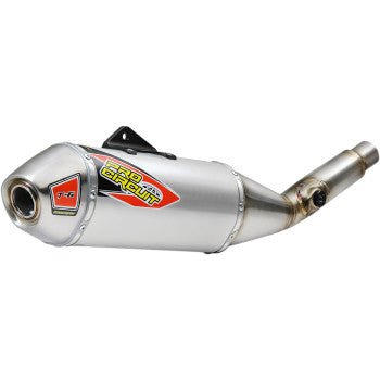 Pro Circuit T - 6 Stainless Slip - On Exhaust - 0121945A - 2021 - 2024 Kawasaki KX250F, KX250X - Moto - House MX