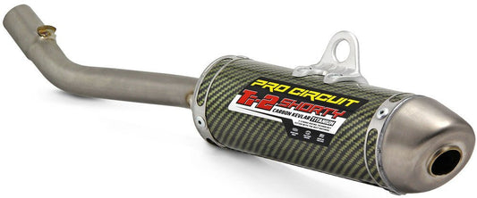 Pro Circuit Ti - 2 Carbon - Aramid Silencer - 1121412K - 2003 - 2007 Kawasaki KX125 - Moto - House MX