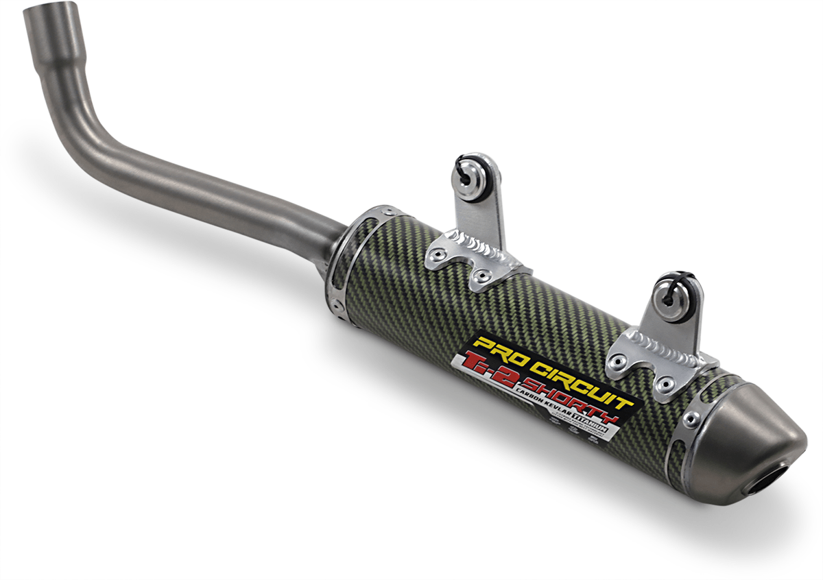 PRO CIRCUIT Ti - 2 Silencer 1151925K * Lightweight Exhaust System for Closed - Course Racing - Moto - House MX