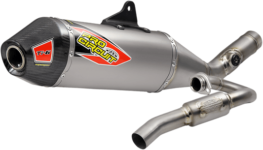 PRO CIRCUIT Ti - 6 Exhaust System 0341925F for Off - Road and Closed Course Racing - Moto - House MX