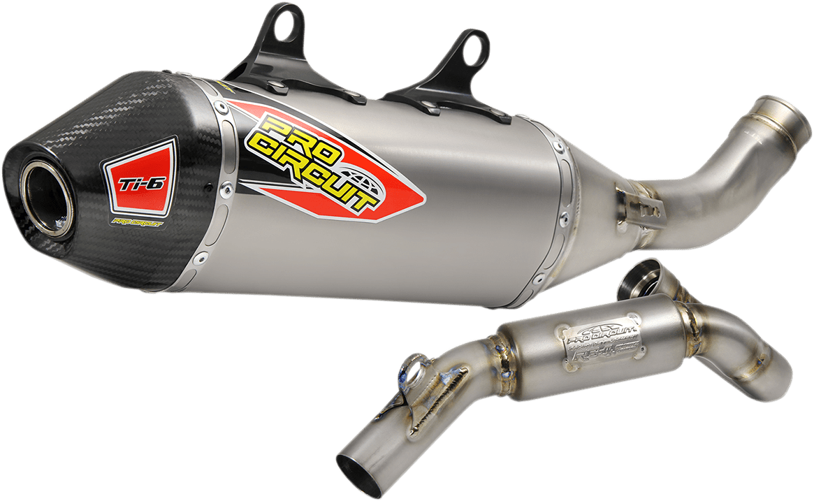 PRO CIRCUIT Ti - 6 Exhaust System 0351845F for Enhanced Off - Road Performance - Moto - House MX