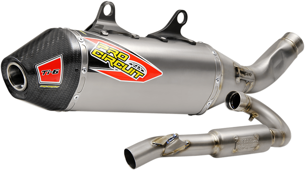 PRO CIRCUIT Ti - 6 Exhaust System 0351935F for Off - Road and Closed Course Racing - Moto - House MX