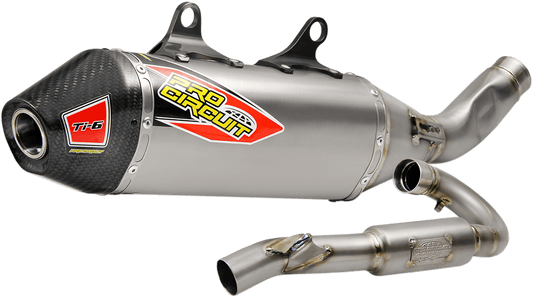 PRO CIRCUIT Ti - 6 Exhaust System 0351935F for Off - Road and Closed Course Racing - Moto - House MX
