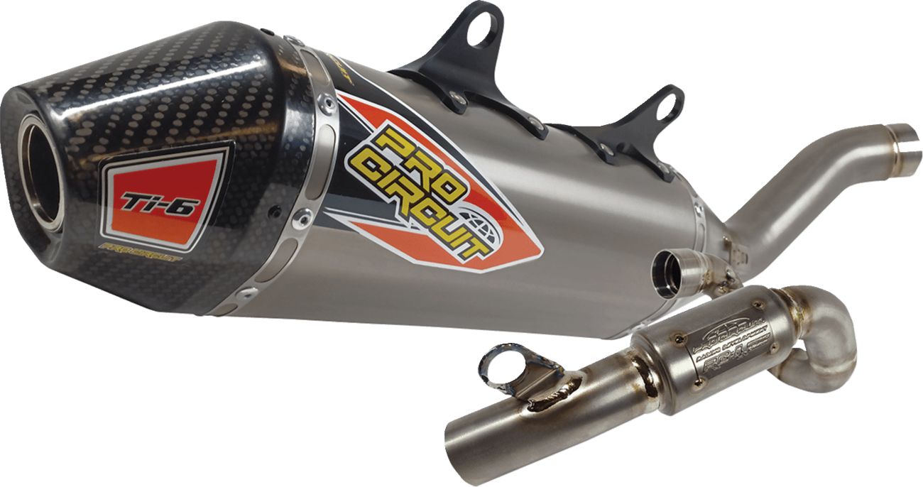 PRO CIRCUIT TI - 6 Exhaust System 0352225F - High - Performance Off - Road Motorcycle Exhaust - Moto - House MX