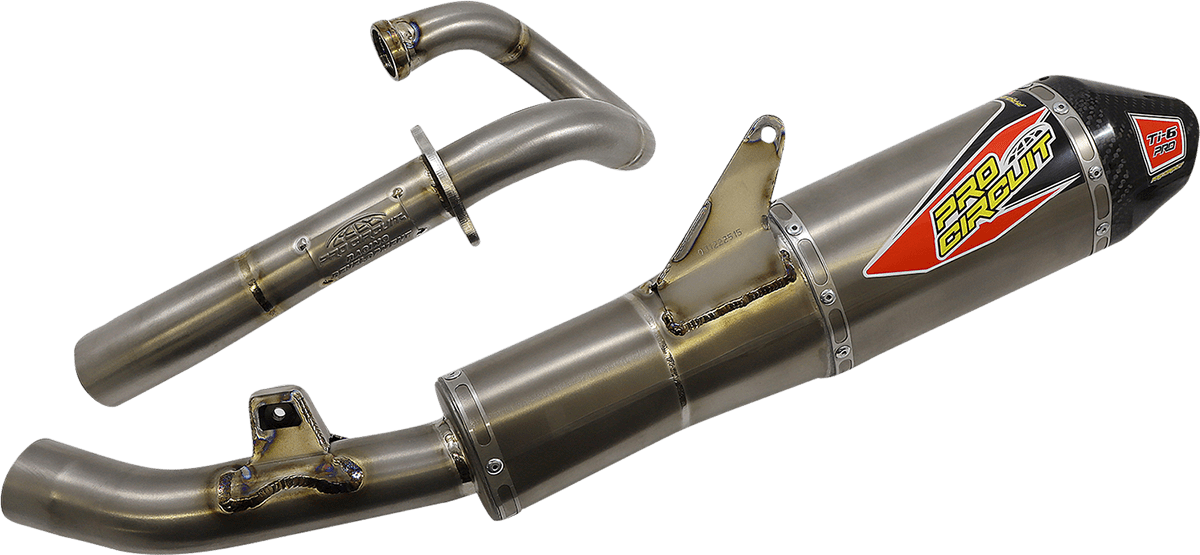 PRO CIRCUIT Ti - 6 Pro Titanium Exhaust System 0312425FP for Enhanced Race Performance - Moto - House MX