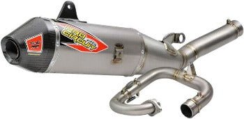 Pro Circuit Ti - 6 Pro Titanium Exhaust System w/Carbon Fiber End - Cap - 0332045FP - 2020 - 2022 Yamaha YZ450F - Moto - House MX