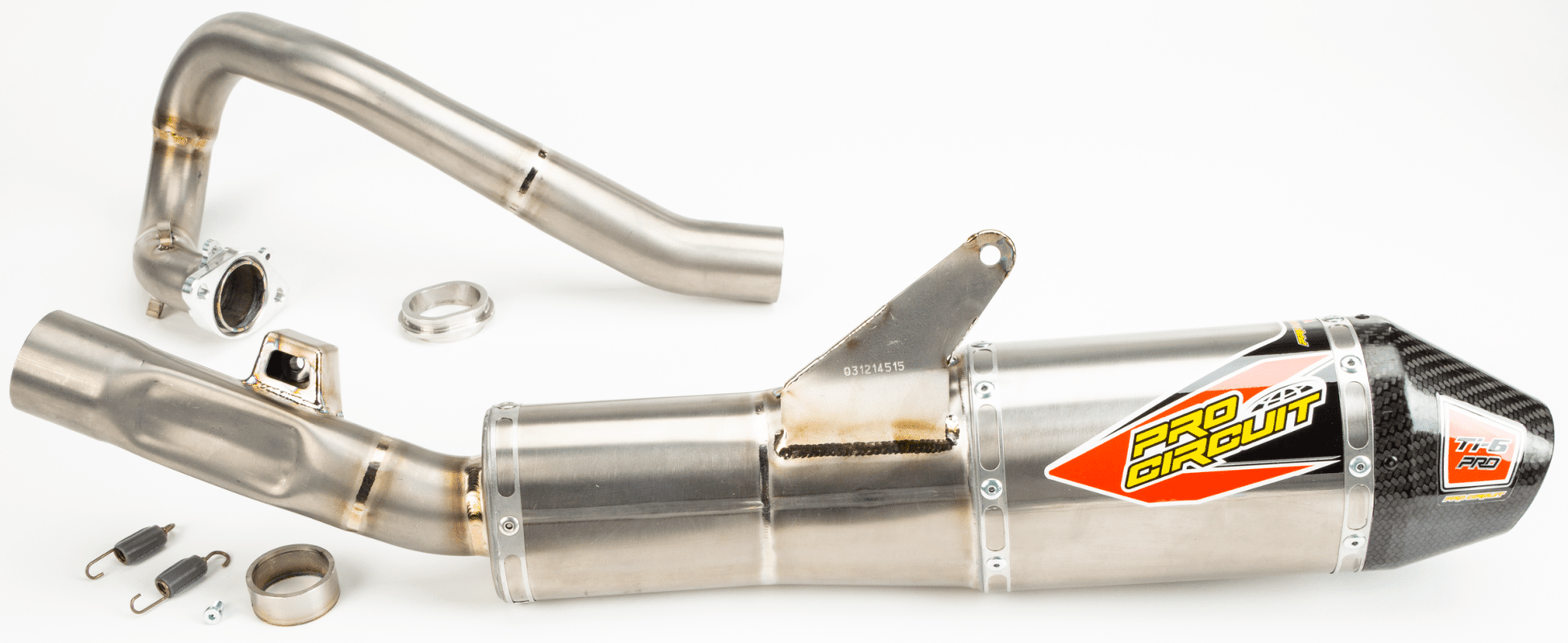 PRO CIRCUIT Ti - 6 Pro Titanium Exhaust System with Carbon Cap for Honda CRF450 (2021 - 2024) - Moto - House MX