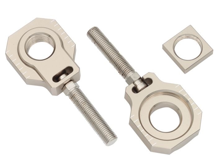 Psychic Axle Blocks MX - 03314TI for KTM, Husqvarna, Husaberg – CNC, Durable - Moto - House MX