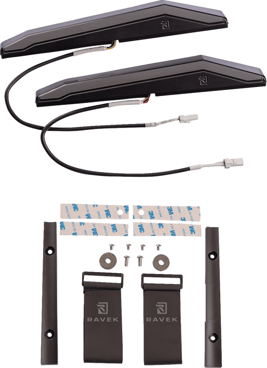 RAVEK Apex Lights* Running White for Mule 67 - 101S - Bright LED Off - Road Light Kit - Moto - House MX