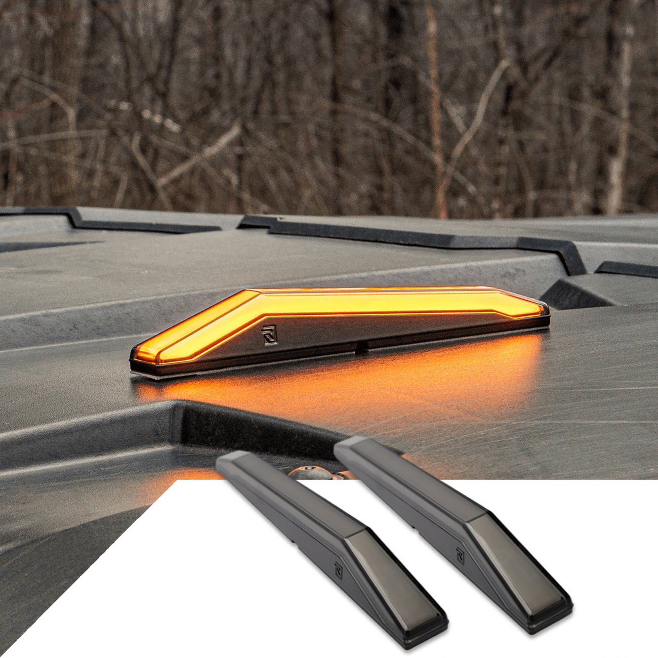 RAVEK Running Light Kit - Amber Maverick R 65 - 701A with 54 LEDs per Light - Moto - House MX
