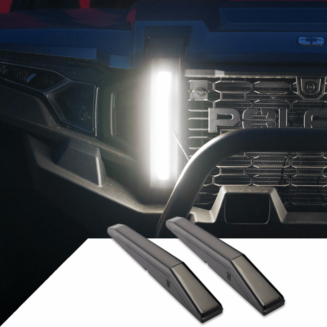 RAVEK Xpedition 64 - 902S Running Light Kit - White with 54 LEDs per Light - Moto - House MX