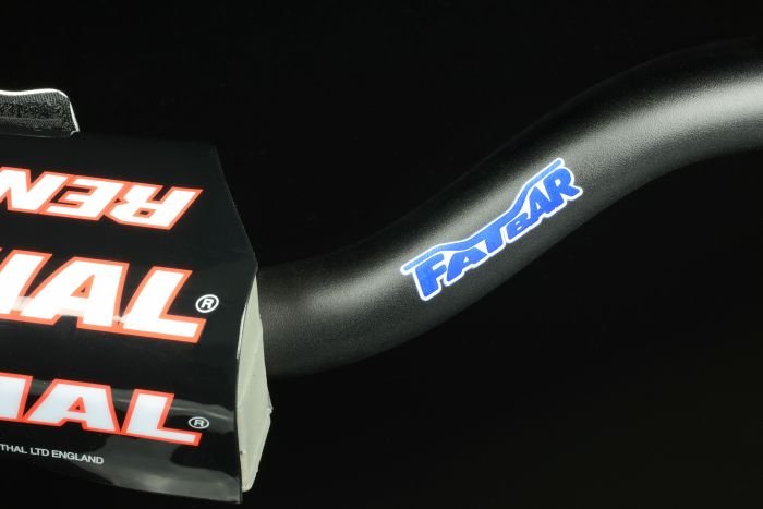 RENTHAL 673 Trials 100 Fat Bar - Black - Moto - House MX