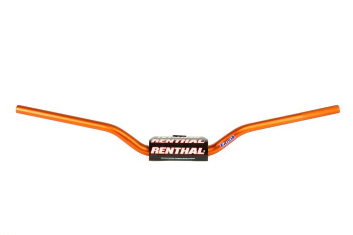 RENTHAL 673 Trials 100 Fatbar Orange - High - Performance Handlebar - Moto - House MX