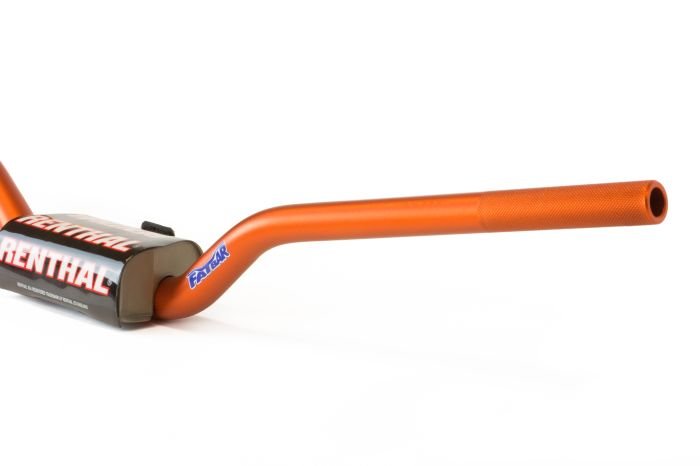 RENTHAL 673 Trials 100 Fatbar Orange - High - Performance Handlebar - Moto - House MX