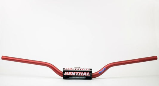 Renthal 673 Trials 100Fatbar Red - High - Performance Handlebar - Moto - House MX