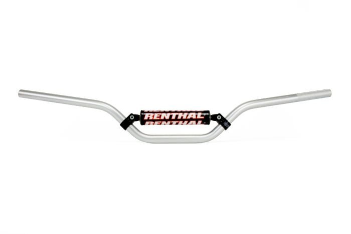 RENTHAL 735 - 01 - SI - 04 - 254 Padded Handlebar - Silver - Moto - House MX
