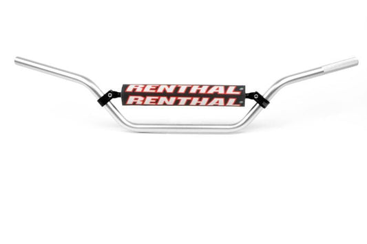 Renthal 838-01-SI-05-185 7/8" Off-Road Handlebar Vintage High Silver - Moto-House MX