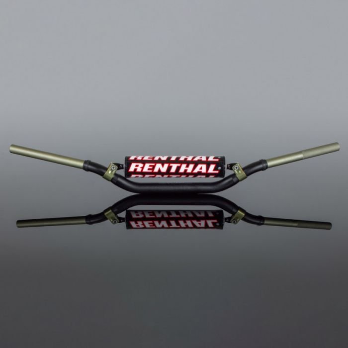 Renthal 991-01-BK-07-185 Twinwall Handlebar Black KTM Suzuki Yamaha - Moto-House MX