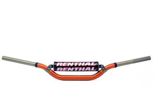 Renthal 997-01-OR-02-185 Twinwall Handlebar 997 RC Bend Orange - Moto-House MX