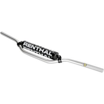 Renthal Handlebar - 790 - 02 - SI - 01 - 185 - CR/Enduro/Low/MX/Moto - Silver - 7/8" Bars - Moto - House MX