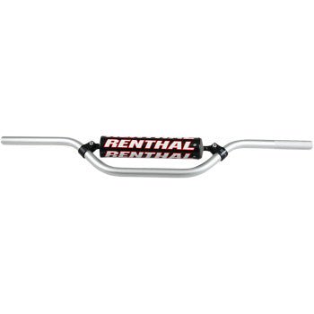Renthal Handlebar - 799 - 01 - SI - 01 - 185 - CRF150F/240F ('03 - '09) - 7/8" Bars - Silver - Moto - House MX
